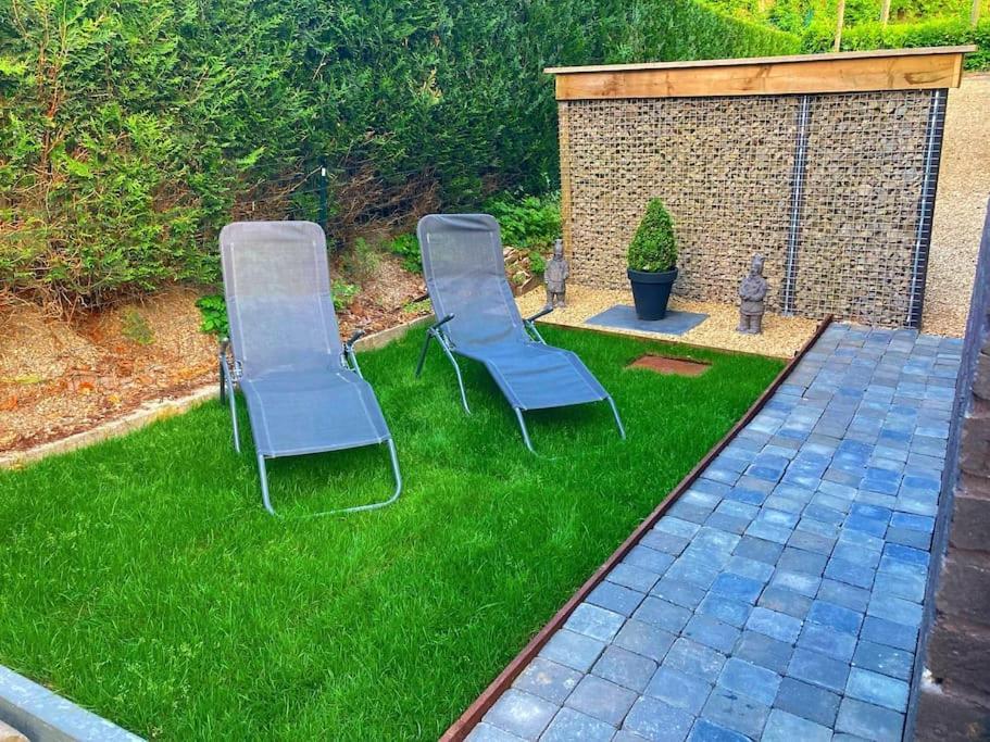 Vip Lounge Appartement Avec Jacuzzi Et Jardin Andenne Dış mekan fotoğraf